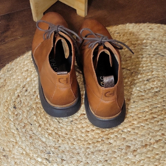 Cole Haan Zerograund Brown Leather Chukka Boots - Picture 4 of 9